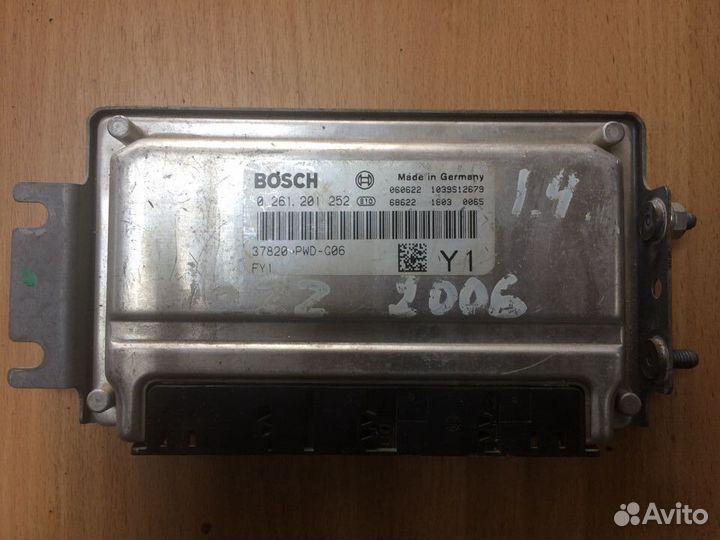 Эбу bosch honda jazz