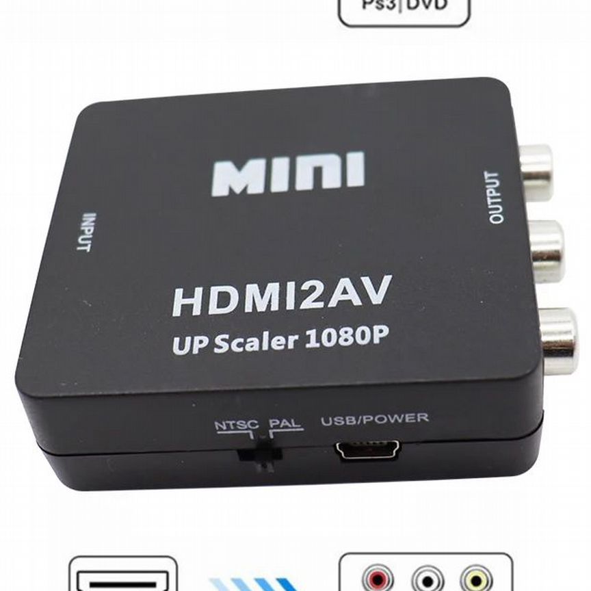 Hdmi - 3х Av Rca (Тюльпаны), Новый