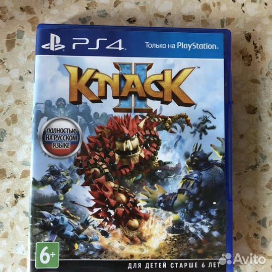 Knack 2 PlayStation 4 диск