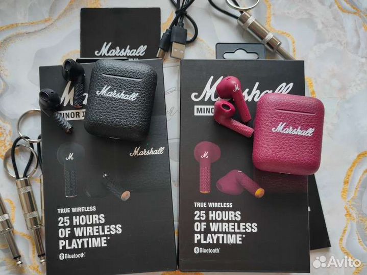 Marshall minor III/3 #новые #черный+бордовый