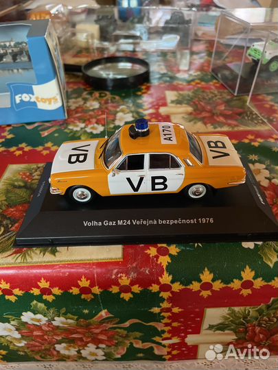 Газ 24 Волга СССР 1976 г 1/43 Полиция