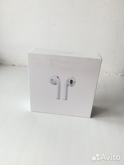 AirPods 2 ростест новые, запечатаные чек билайн
