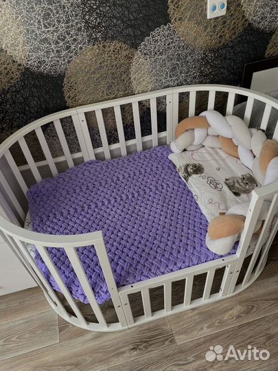 Детская кровать трансформер с маятником