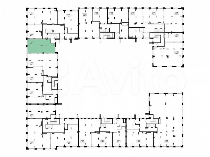 Сдам торговое помещение, 75.2 м²