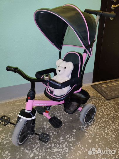 Велосипед с родительской ручкой