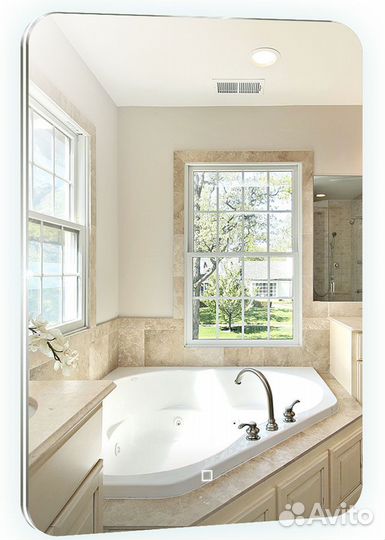 Зеркало azario Паллада 685х915, c подсветкой и ди