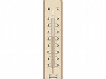 Термометр комнатный thermometer деревянный