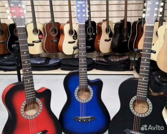 Гитары акустика и классика 36-41 дюйм