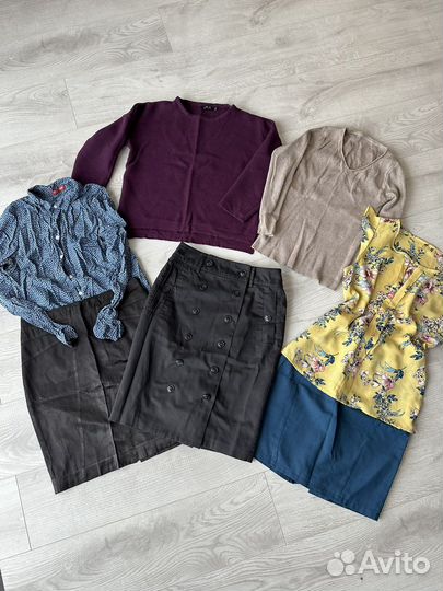Женские вещи (7шт) пакетом XS