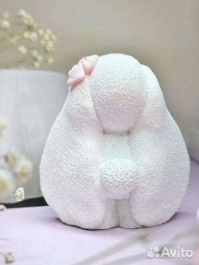 3D фигурки раскраски зайка подарок на 8 марта