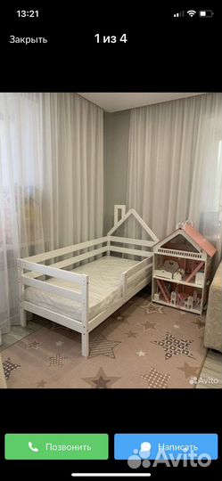 Детская кровать Софа Домик