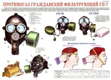 Противогаз Гп-7. не старые 13-14г