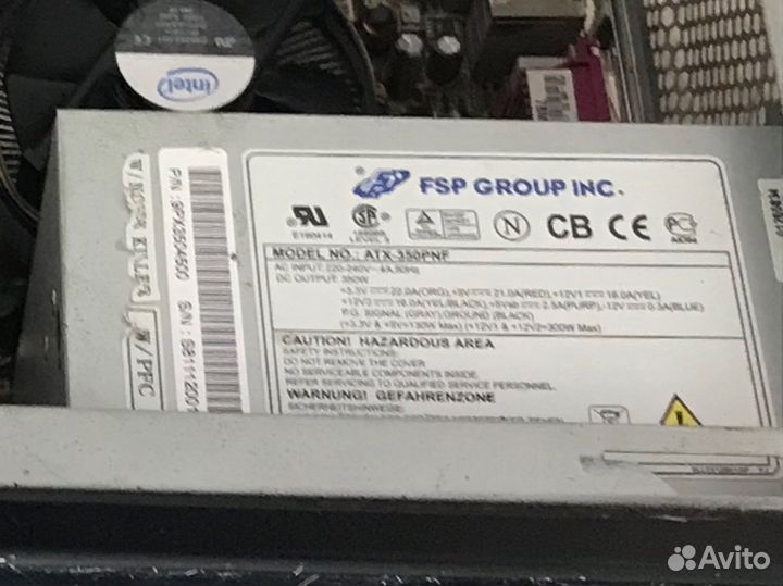 Блок питания 350w
