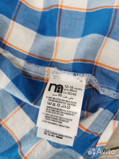 Рубашка Mothercare 86