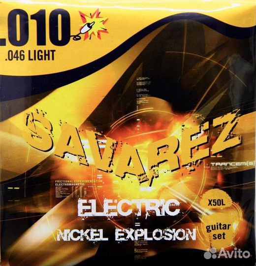 X50L Explosion Комплект струн для электрогитары, н