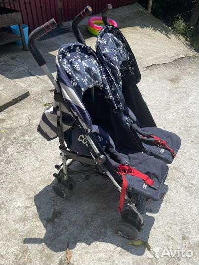 Коляска прогулочная для двойни