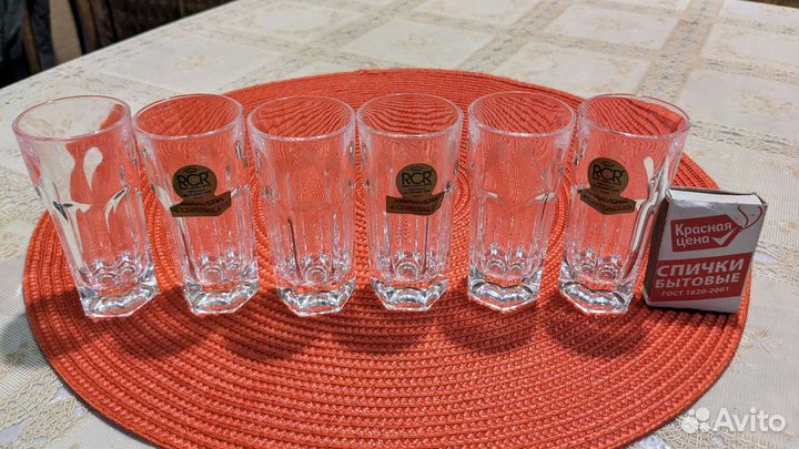 Хрустальные стопки Италия