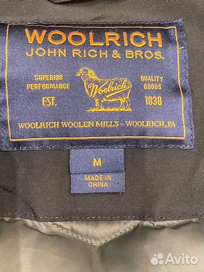 Пуховик woolrich женский р М