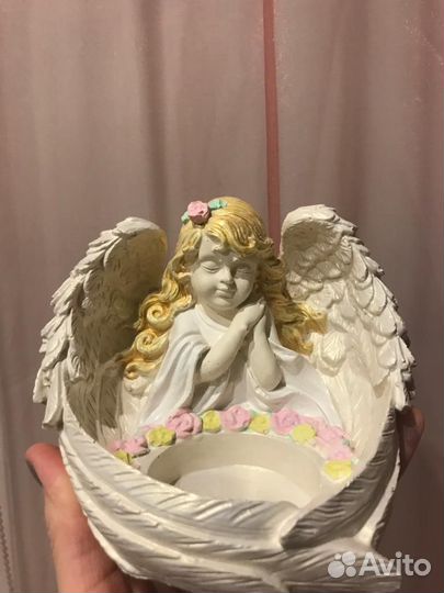 Фигурка ангела из гипса