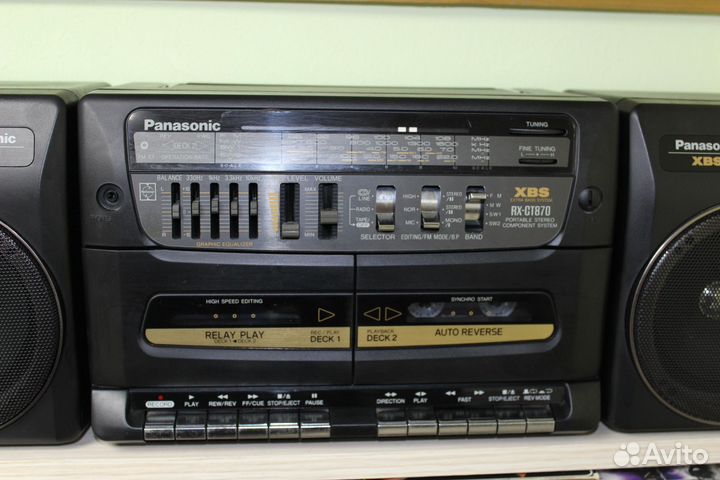 Кассетный магнитофон panasonic