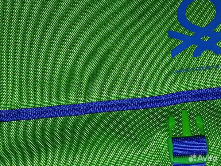 Сумка Benetton messenger S Digital green