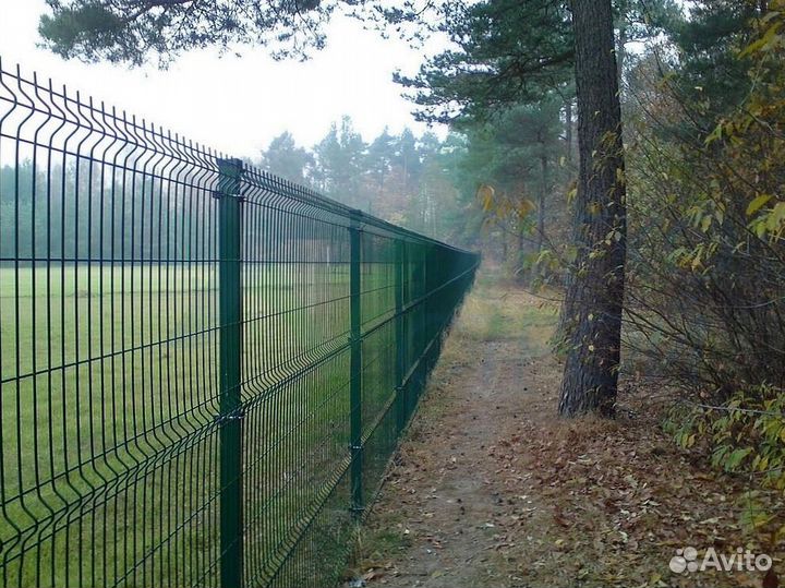 Забор сетка 3d