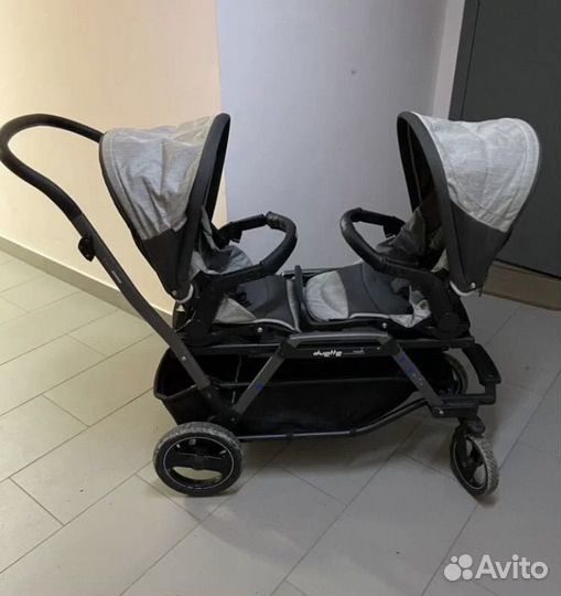 Коляска для двойни Peg Perego 3в1