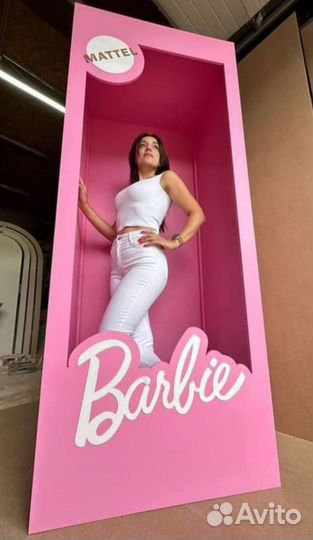 Коробка Барби (Barbie) для фотосессии