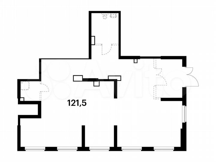Продам помещение свободного назначения, 121.5 м²