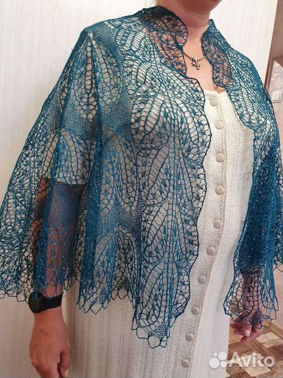 Льняная шаль