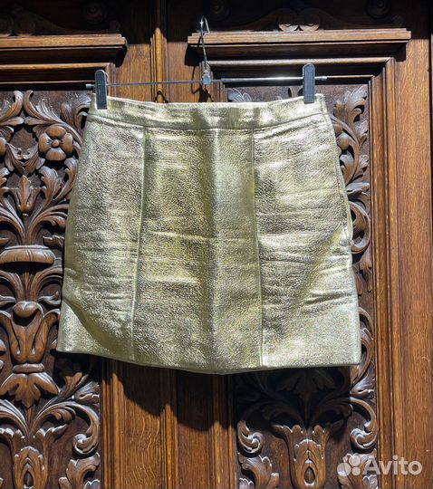 Кожаная юбка Saint Laurent размер - 40