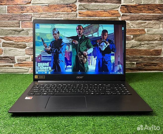 Современный ноутбук acer Full HD Amd a4/ssd m2