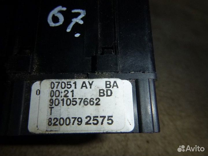 Переключатель стеклоочистителей renault logan 2005