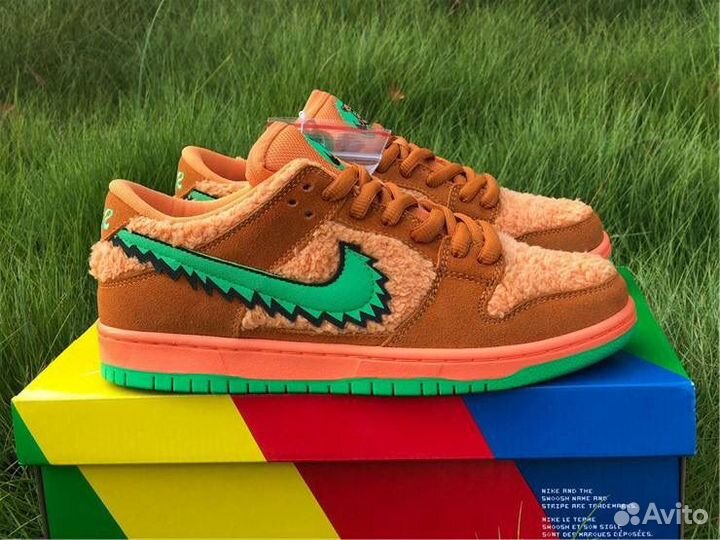 Nike SB dunk LOW grateful dead orange bear