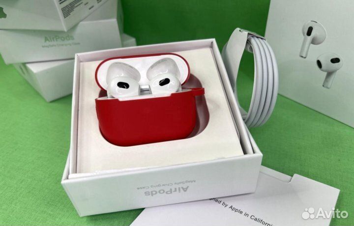 AirPods 3 оригинальный звук (Гарантия + чехол)