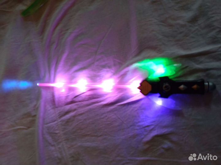Меч со звуковыми и световыми эффектами,с проэкторо
