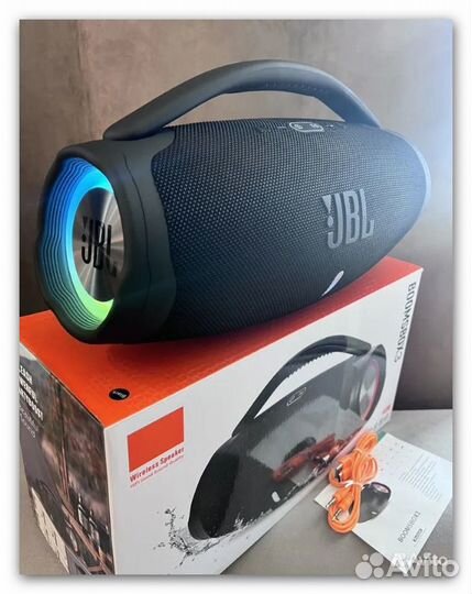 Колонка JBL boomsbox 3 с подсветкой