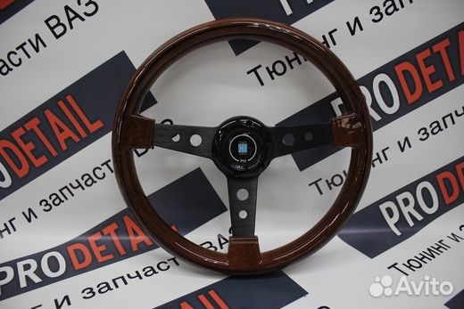 Руль спортивный (дерево) для ваз