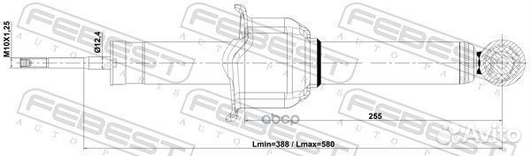 Амортизатор задний GAS.twin tube 03110-005R 031