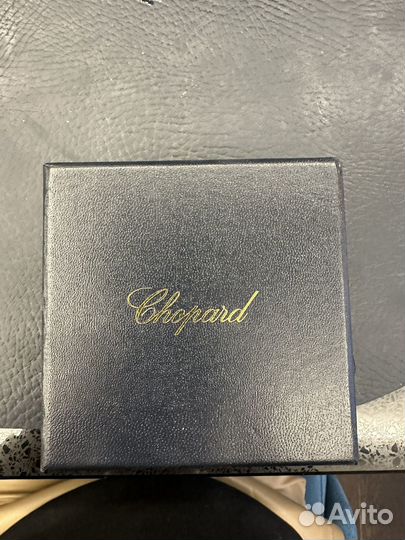 Chopard серьги happy diamods золото