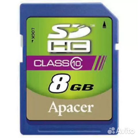 Карта памяти Apacer 8GB AP8gsdhc10-R