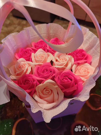 Мыльные розы. Цветы из мыла