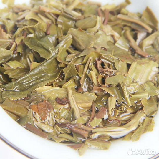 Чай Мэнхай Шен Пуэр 2003 г, китайский чай, зелёный