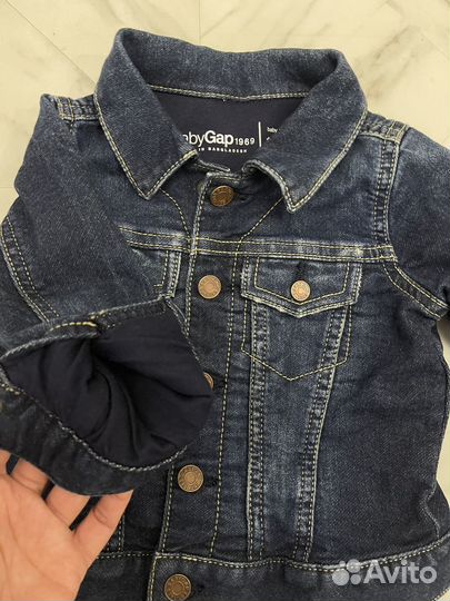 Джинсовая куртка Gap 12-18м оригинал