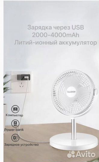 Вентилятор напольный новый
