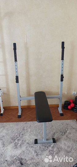 Скамья для жима со стойками
