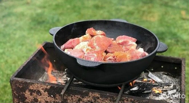 Казан чугунный узбекский