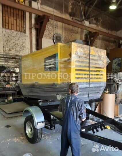 Компрессор Atlas Copco 450 на 12 Бар на шасси