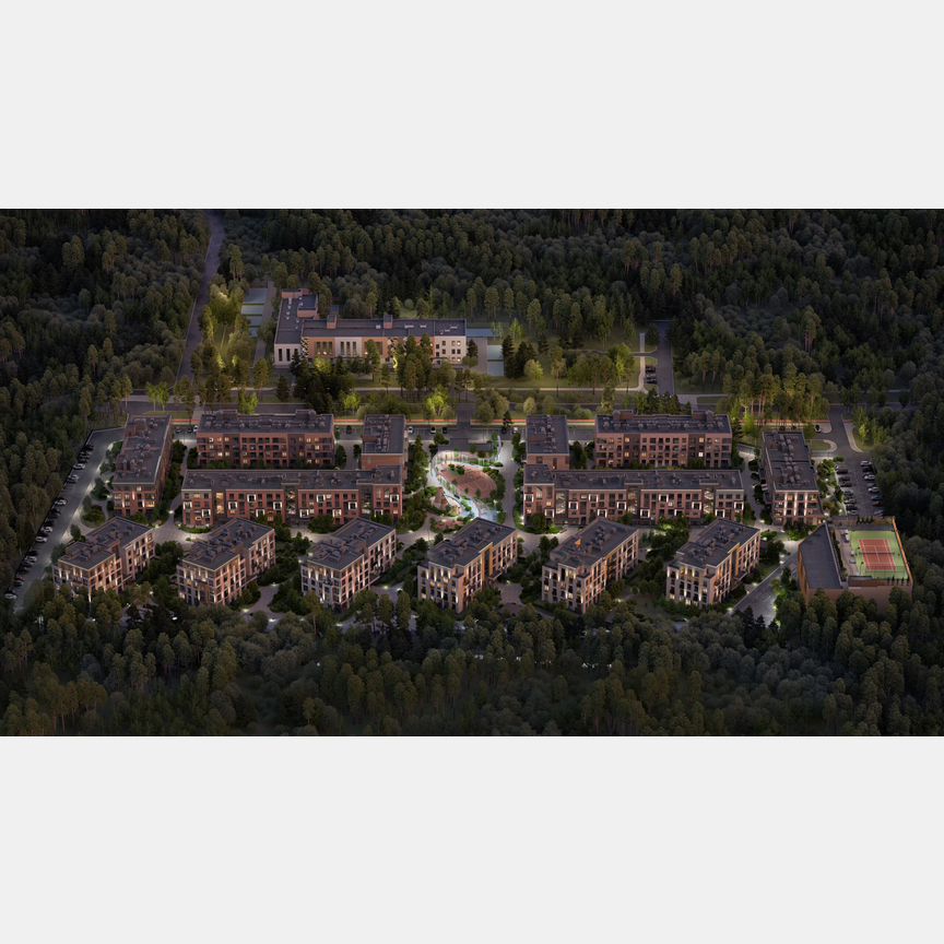 1-к. квартира, 41,1 м², 4/4 эт.