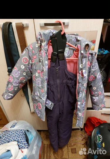 Зимний костюм для девочки 122